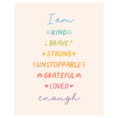 Affirmations Banner Bright Rainbow_0