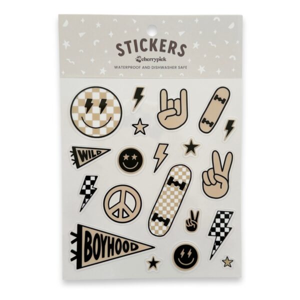 Boyhood Waterproof Sticker Sheet_0