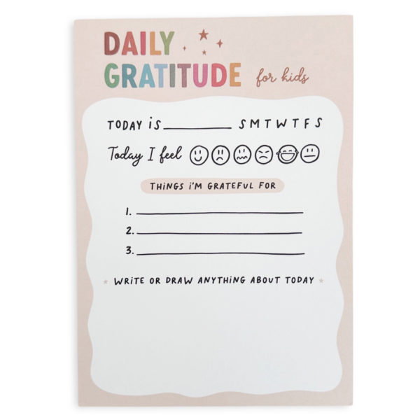 Daily Gratitude For Kids Notepad_0
