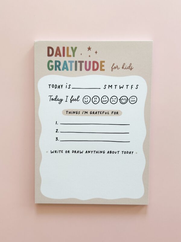 Daily Gratitude For Kids Notepad_1