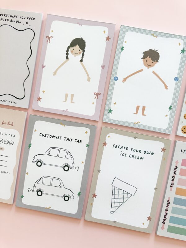 Design-a-Doll Girls Pretend Play Notepad_3