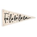 Fa La La La La Christmas Canvas Pennant Flag_0