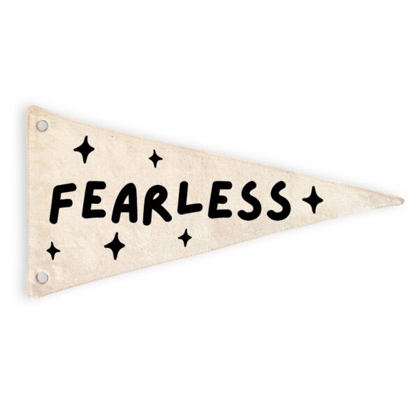 Fearless Canvas Pennant Flag_0