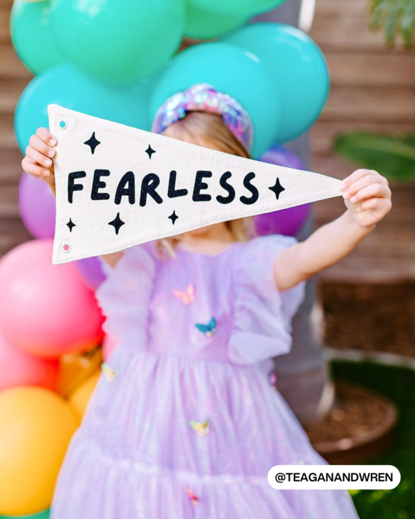 Fearless Canvas Pennant Flag_1