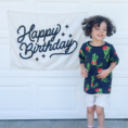 Happy Birthday Banner BW Classic_1