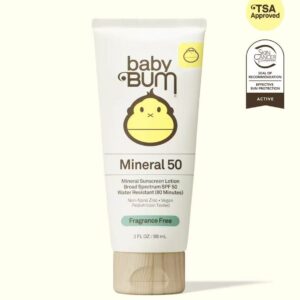 Baby Bum Mineral Sunscreen Lotion SPF 50 Fragrance Free 88 mL