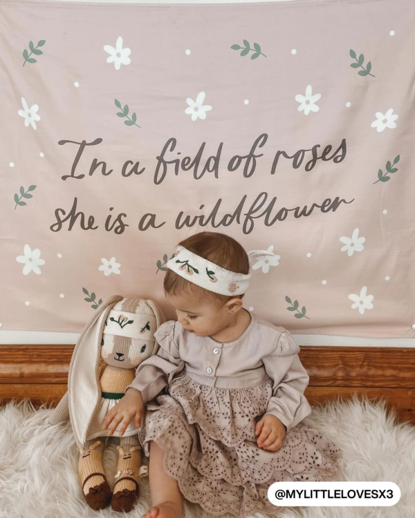In A Field of Roses She Is A Wildflower Banner_1
