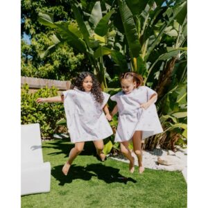 Kids Hooded Beach Poncho - Quick Dry Pool & Swim Towel