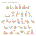 Magic Shape Set - Soft Foam Magnetic Shapes for Bu_2