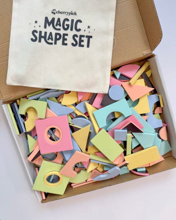 Magic Shape Set - Soft Foam Magnetic Shapes for Bu_4 Magic Shape Set - Soft Foam Magnetic Shapes for Bu_4