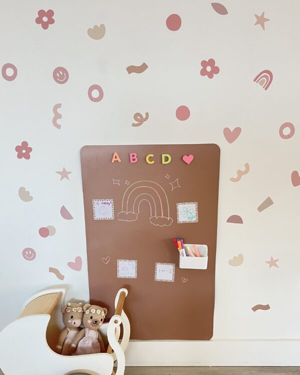 Peel Stick Fabric Wall Stickers - Abstract Shapes_2