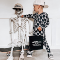 Saturdays Are For The Boys Black Canvas Hang Sign_2