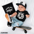 Skater Boy Black Canvas Hang Sign_1