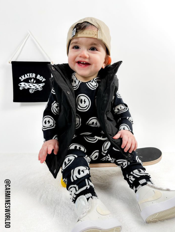 Skater Boy Black Canvas Hang Sign_3