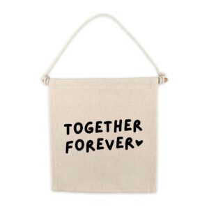 Together Forever Canvas Hang Sign
