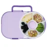 GoBe Kids Lunchbox with Snack Spinner - grape purple