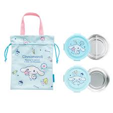 Lilfant Sanrio Cinnamoroll 2-tier stainless steel lunch box set