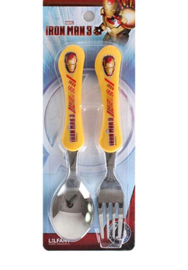 Marvel Ironman 3 Spoon & Fork Set1