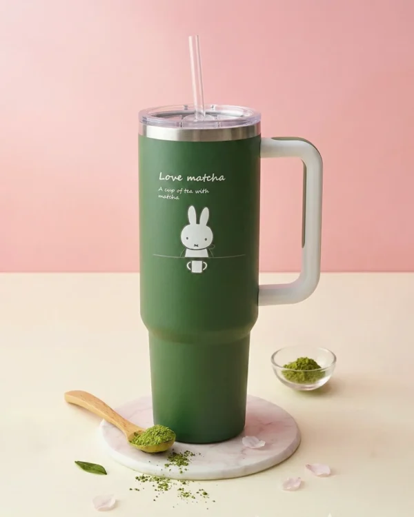 Miffy Stainless Steel Tumbler Matcha