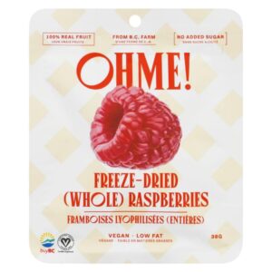 OHME! Premium Freeze-Dried Raspberries 38 g