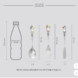 LILFANT Miffy All-Stainless Steel 3-Piece Set Spoon Fork Knife