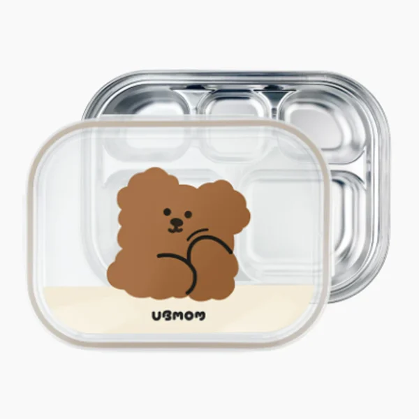 UBMOM Choco Mong stainless steel divided plate