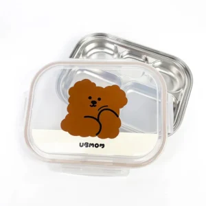 UBMOM Choco Mong stainless steel divided plate1