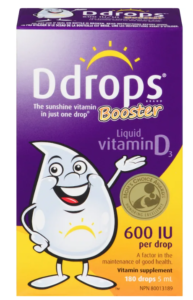 Booster 600 IU Vitamin D3, 180 drops