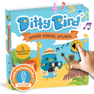 Ditty Bird - Safari Animal Sounds - USB-C Rechargeable