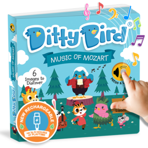 Ditty Bird - Music of Mozart - USB-C Rechargeable