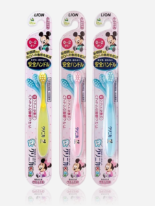 LION Disney Mickey Toothbrush Age 0-2 Pack of 3