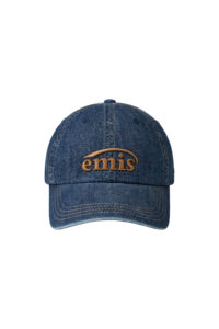 EMIS Cap Every Moment Is Special ( One Tone Washed Denim Ball Cap)