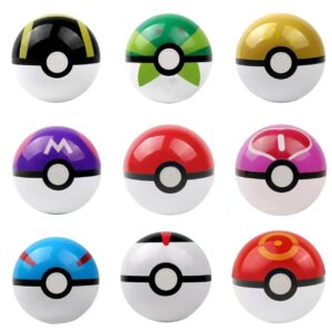 Pokemon Balls with toys inside -set of 9