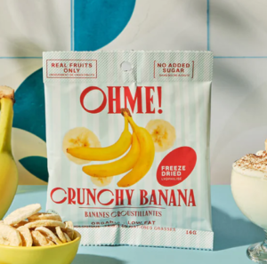 OHME! Crunchy Banana (Snack Size) 16g