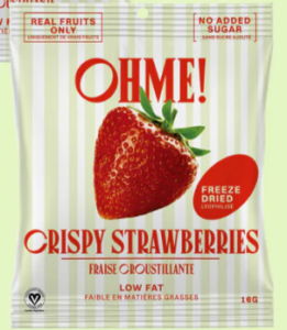 OHME! Crispy Strawberries (Snack Size) 16g