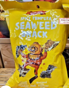 Trader Joe's Spicy Tempura Seaweed Snack 60g