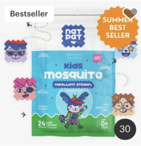 NATPAT Buzzpatch: Mosquito Patches - 24 Pack
