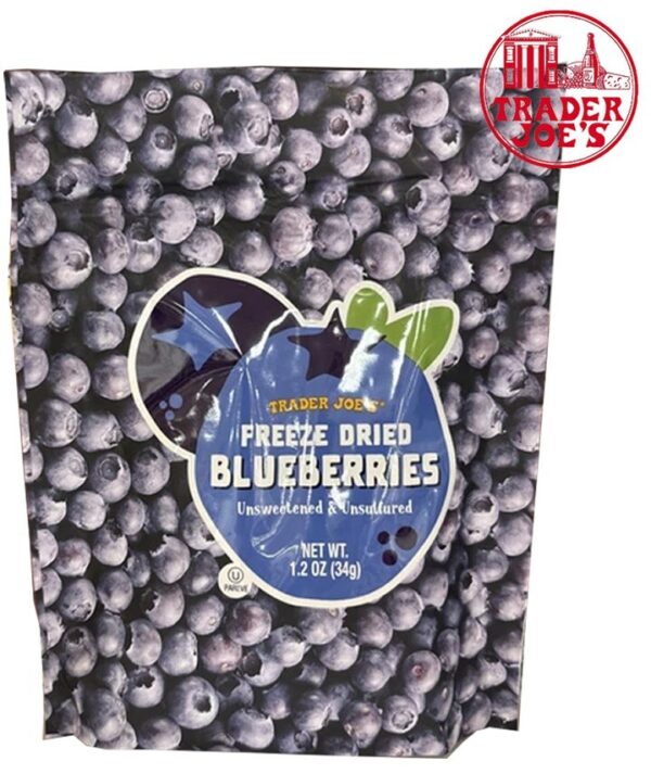 Trader Joe's Freeze Dried Fruit Blueberries Slices Snack