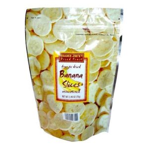 Trader Joe's Freeze Dried Banana Slices unsweetened - 70g