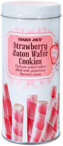 Trader Joe's Strawberry Baton Wafer Cookies