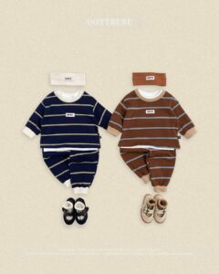 OOTTBEBE Striped Set