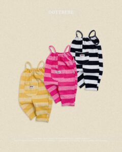 OOTTBEBE Striped Overalls