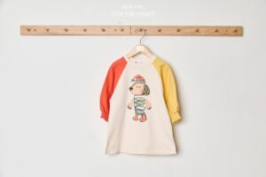 COCORABBIT Yellow Dog Dress