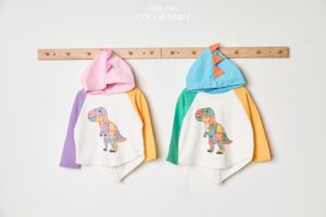 COCORABBIT Dino Hoodie Top