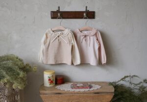 Puella Flo Layered Peter Pan Collar Top