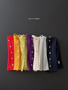 DAILYBEBE Color Cardigan
