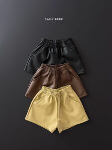 DAILYBEBE Faux Leather Shorts