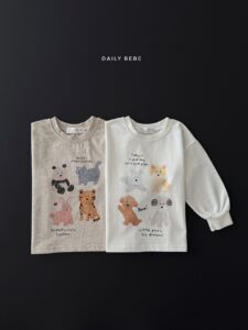 DAILYBEBE Animal Graphic T-Shirt