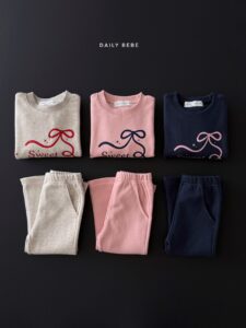 DAILYBEBE Bow Detail Set