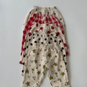 AOSTA ALL- Over Print Elastic-Waist Long Pants